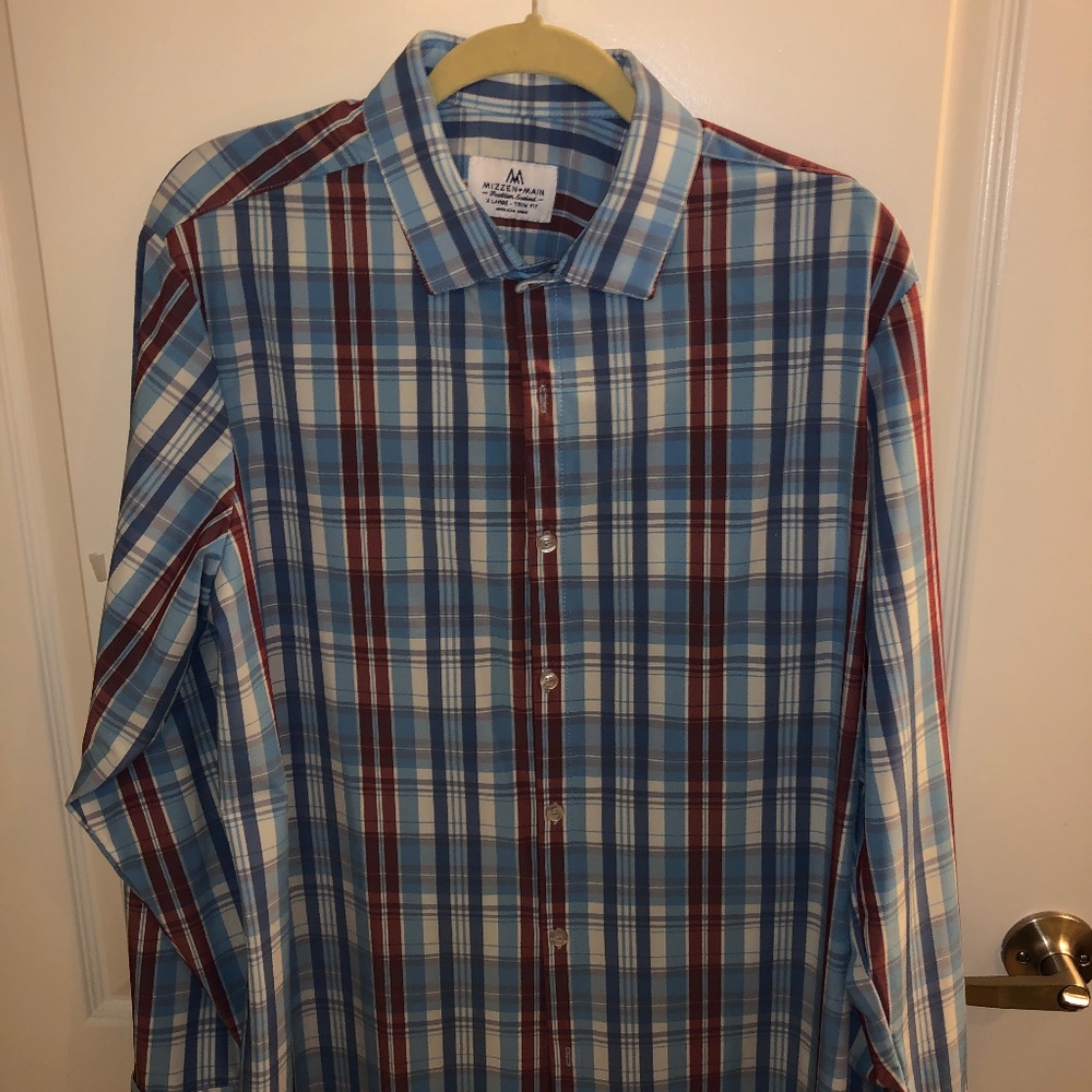 Mizzen and Main Patterned Button-up